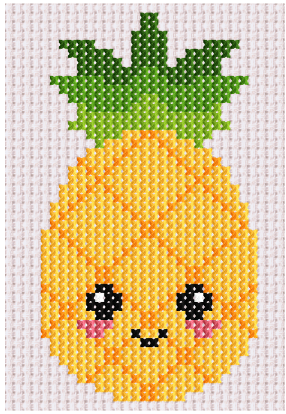 Larry the Pineapple-Pattern