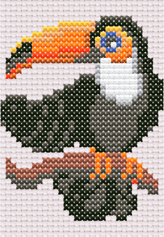 Terry the Toucan-Pattern